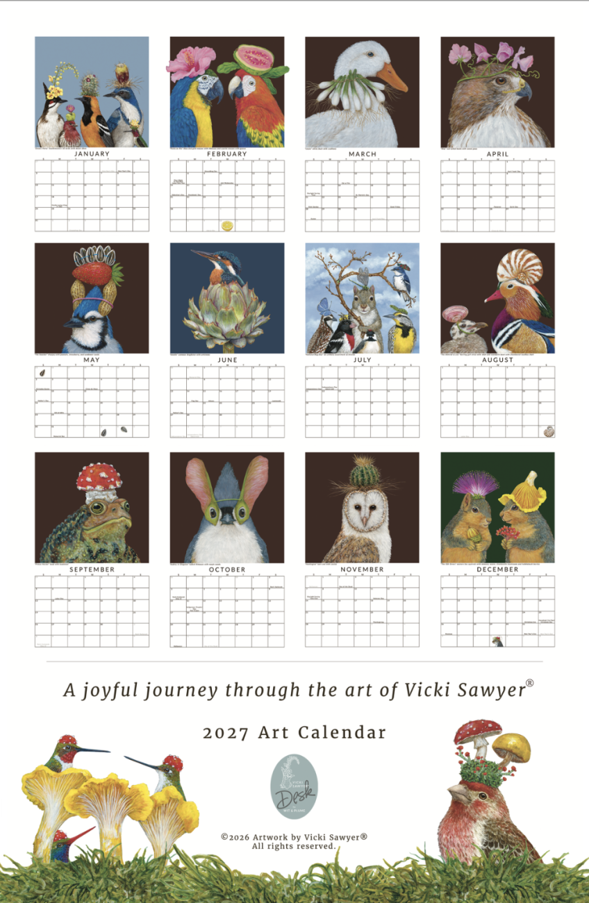 2027 Art Calendar | Vicki Sawyer
